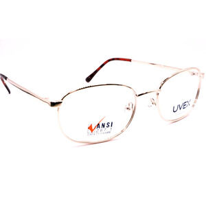 UVEX FC709 GOLD SAFETY EYEGLASSES FRAMES 51-19-140 ANSI Z87